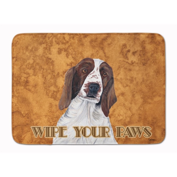 Carolines Treasures Springer Spaniel Wipe Your Paws Machine Washable Memory Foam Mat SC9131RUG - main